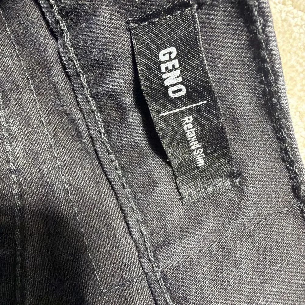 True Religion Geno No Flap Relaxed Slim Jeans ‘Black’ size mens 32x33 Excellent